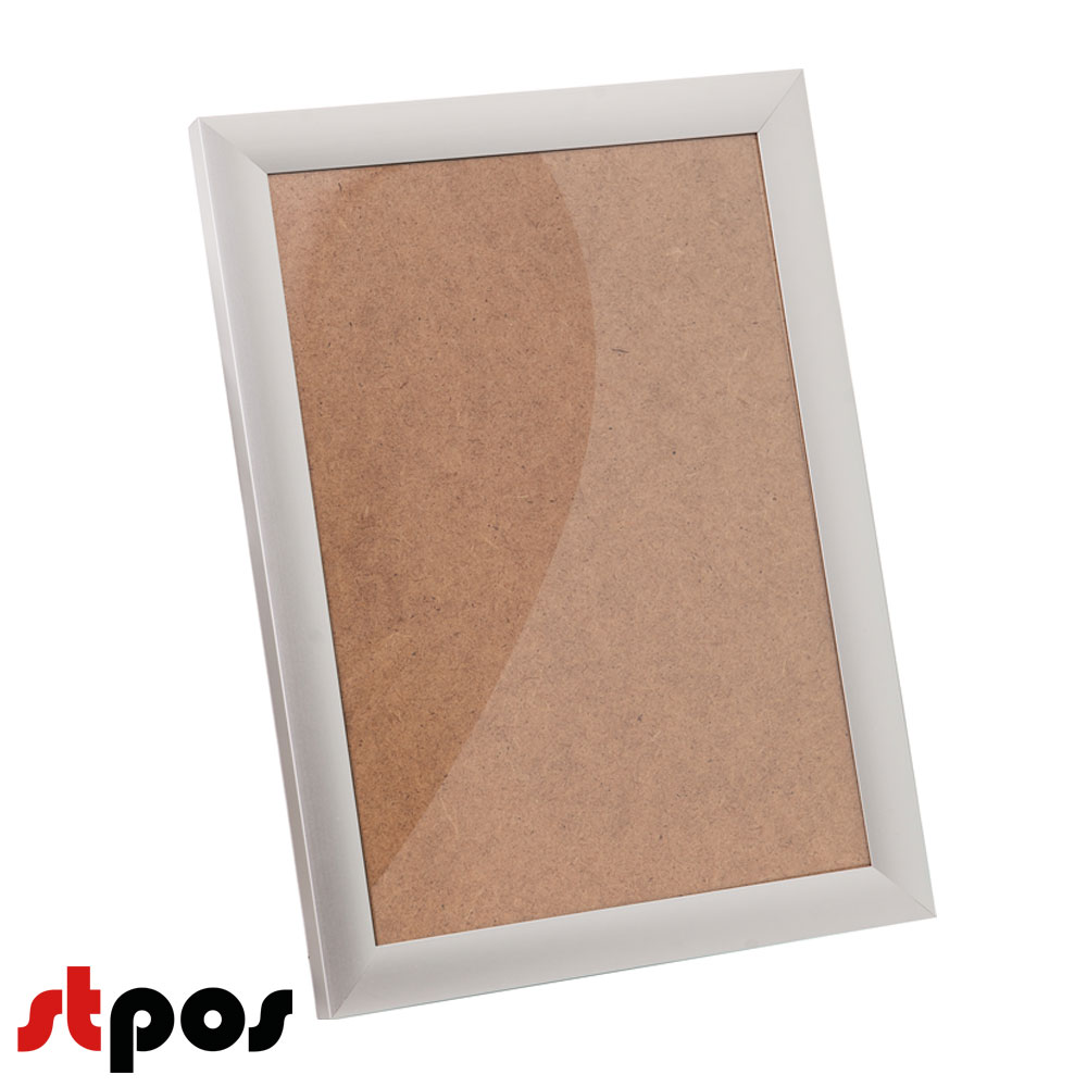 00_Алюминиевая рамка Нельсон ПН-62 А1 матовое серебро