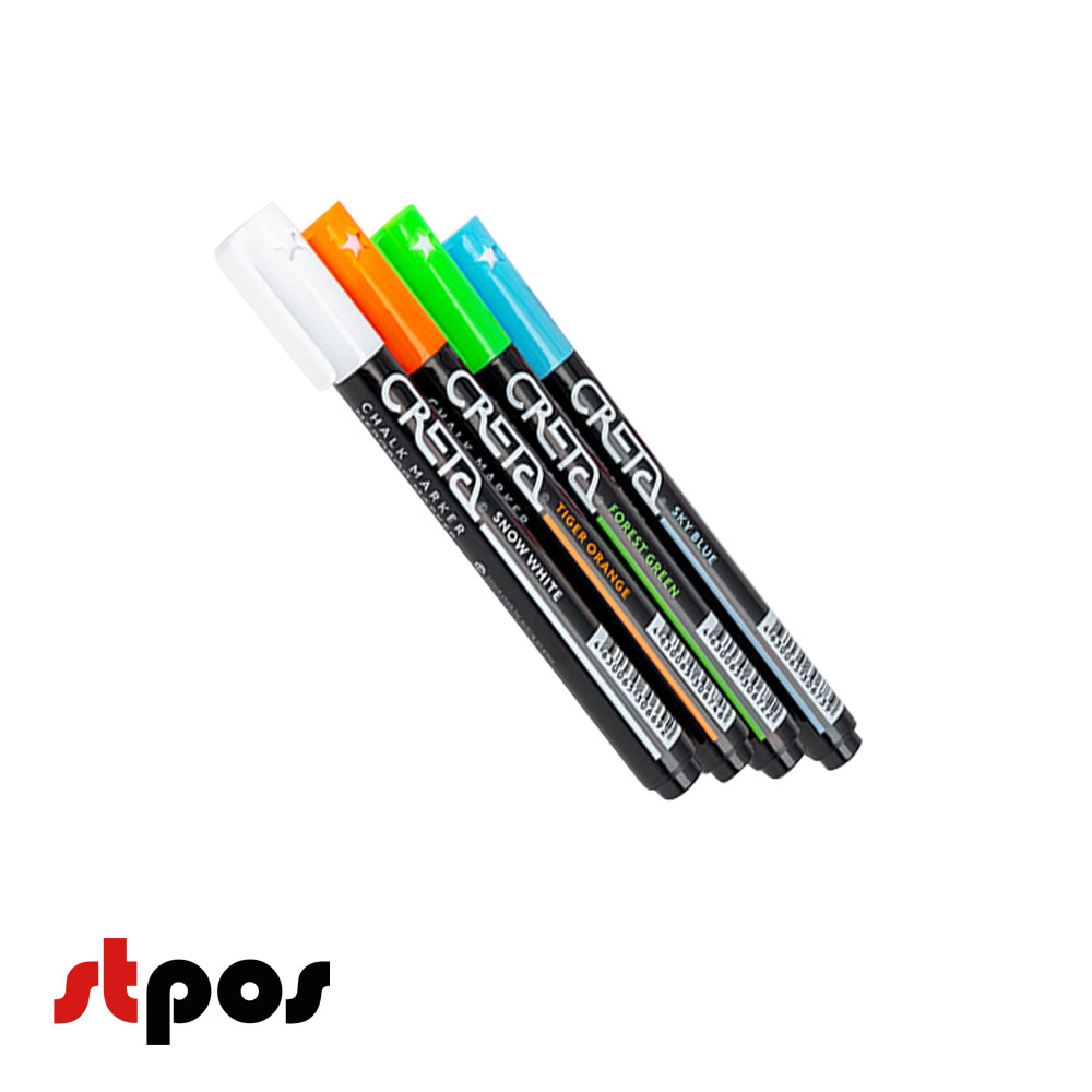 00_Набор цветных меловых маркеров CRETA COLOUR MIX 2 (4 цвета)