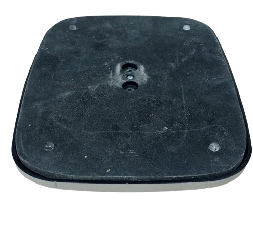 02_Основание-утяжелитель для рекламных стоек, овальная, Чёрный RAL9005 