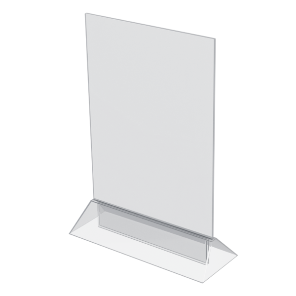 sk_Менюхолдер, подставка для информации, тайбл тент А5 прозрачный