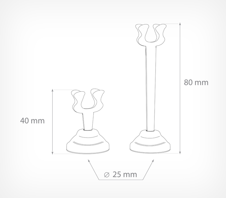 04_Держатель ценника металлический 40 мм MV-CLIP-40