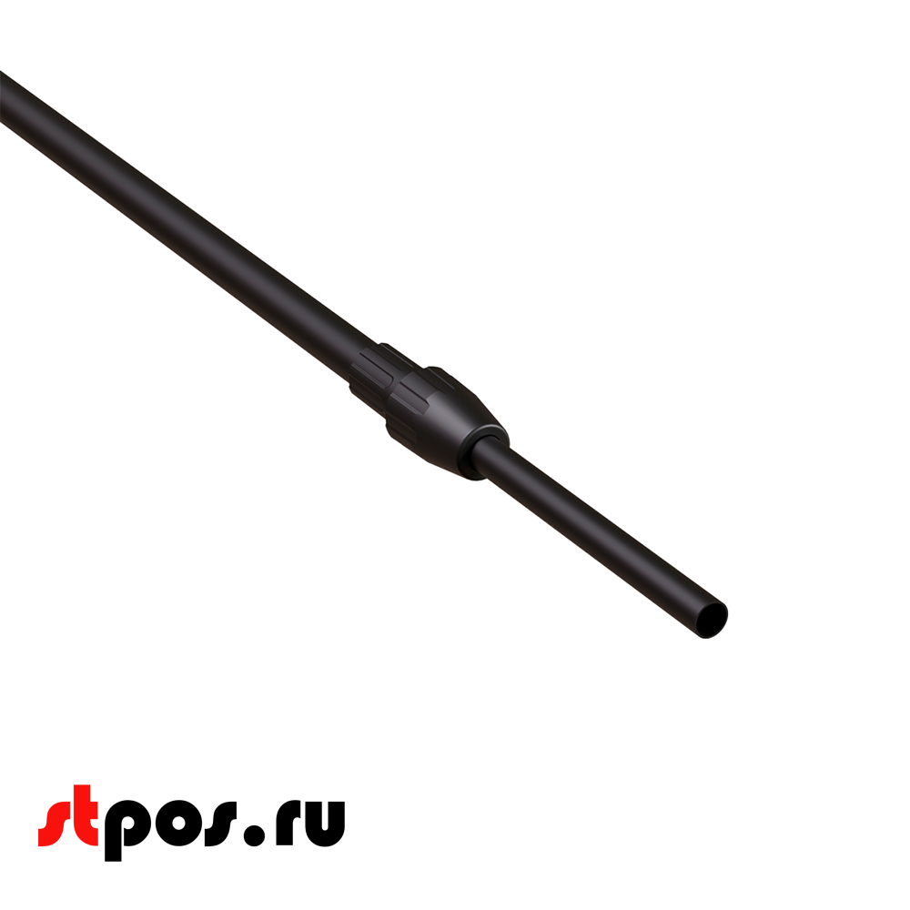 00_Трубка алюминиевая телескопическая TEL-LOCK-ALUTUBE 600-900 мм, трубка черная, переходник черный