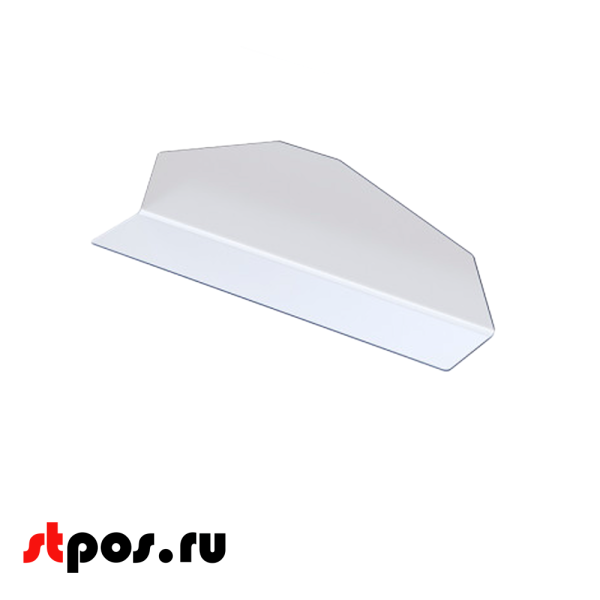 00_Разделитель на L-образном основании DIV-L-SLIM, 480х148х93мм, Прозрачный