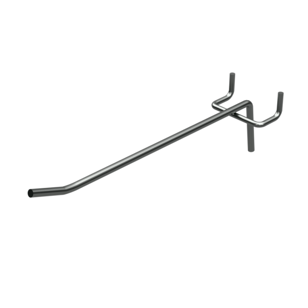 sk_Крючок для перфорации одинарный 200мм, цинк-хром, d5, шаг 45