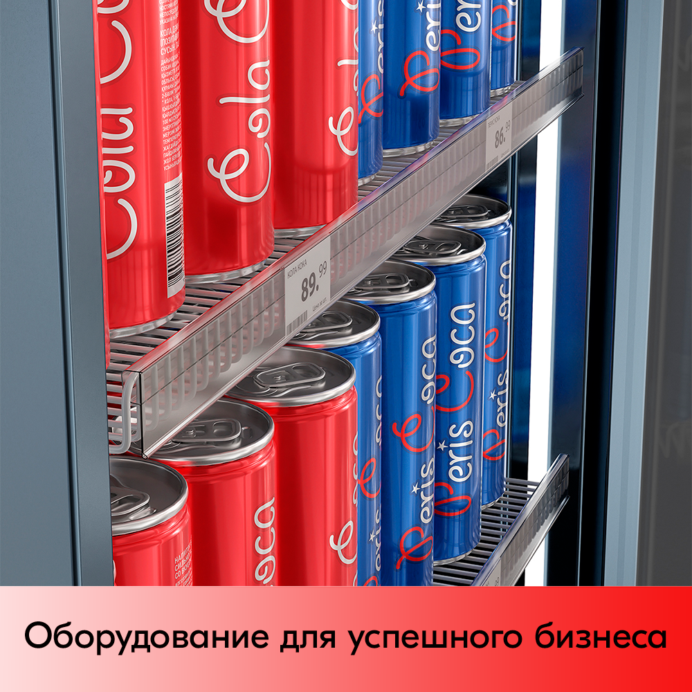 05_Ценникодержатель полочный KEL39 длина  1000мм, Прозрачный