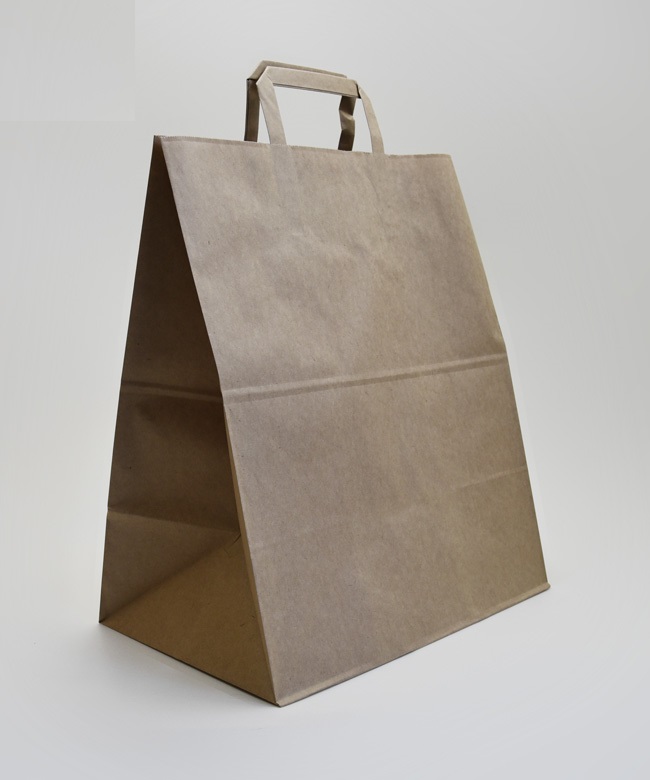 02_Крафт пакет 280х300x170 мм, Бурый, Набор 25 шт.