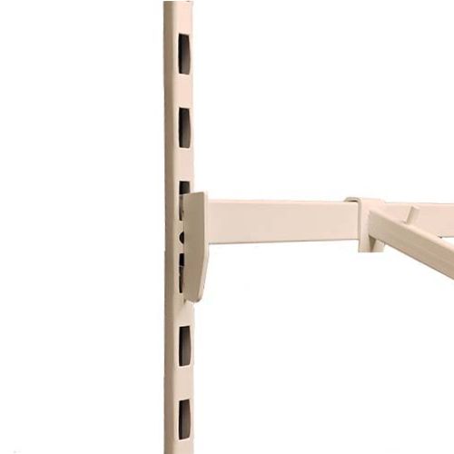 stpos_Стойка Global перфорированная (H=2395 мм, сечение 16x20мм, t-2мм) Муар, белый