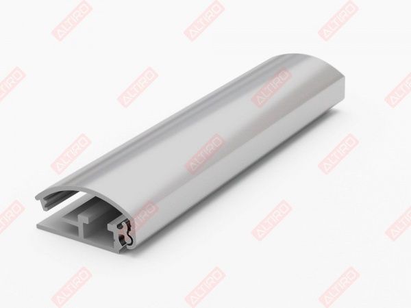 01_Профиль крышка ПК-25 анодированный матовое серебро