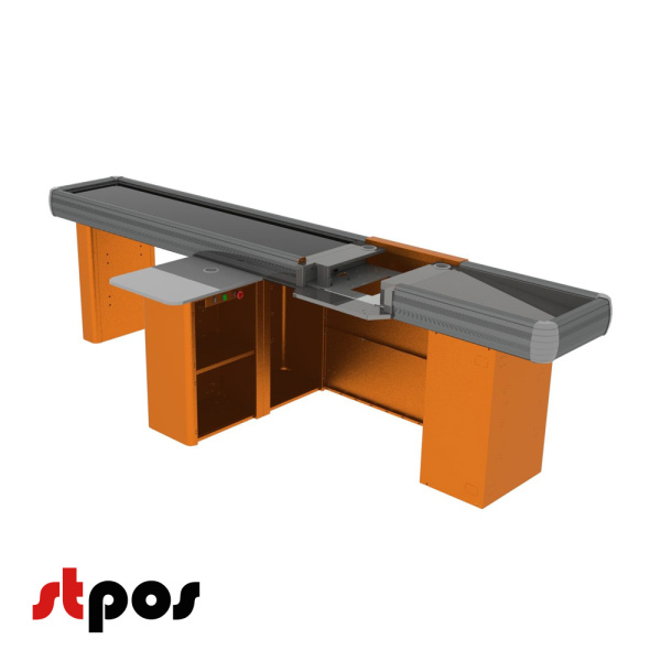 1_Кассовый бокс МОЛЛ TR-L, 3300 (3800)мм (с транспортером, узкий накопитель, вырезы) 1_Кассовый бокс МОЛЛ TR-L, 3300 (3800)мм (с транспортером, узкий накопитель, вырезы)