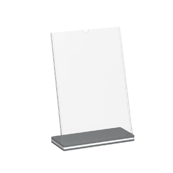 stpos_Менюхолдер SIGNHOLDER L-stand A5, цвет основания серый