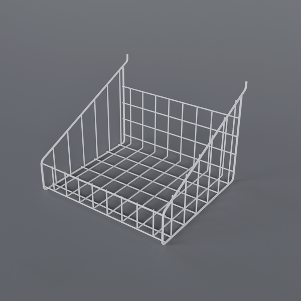 00_Корзина-накопитель для перфорации ПФ-425 430x390мм, RAL9016, Белый