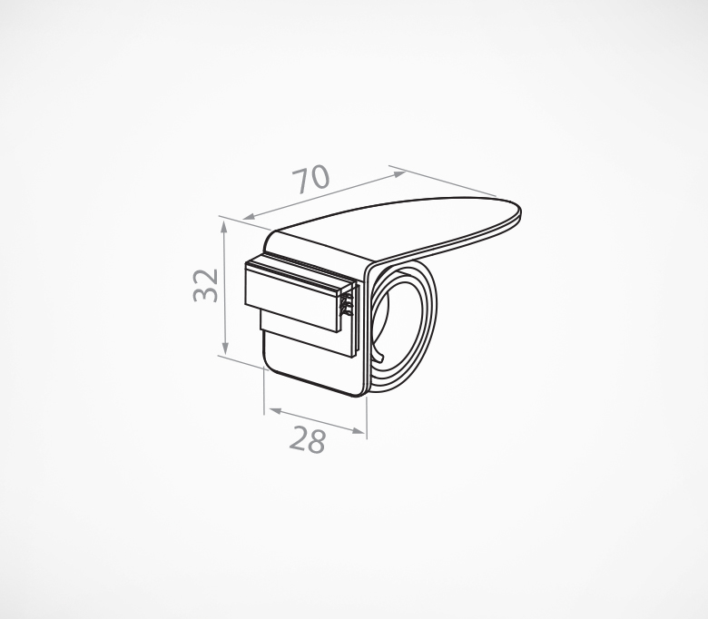 03_Пластиковый держатель-улитка COIL-SGJ