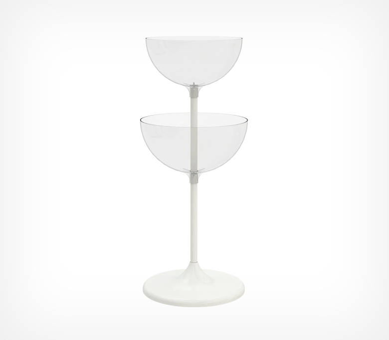 01_Дисплей UNIBOWL-TOWER (1100(203+230)х450(407+460)мм), Белый