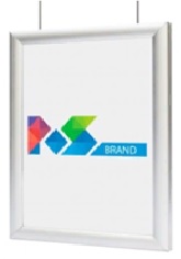 04_Световая клик-рамка двусторонняя СВ2, подвесная, с тросом и креплением