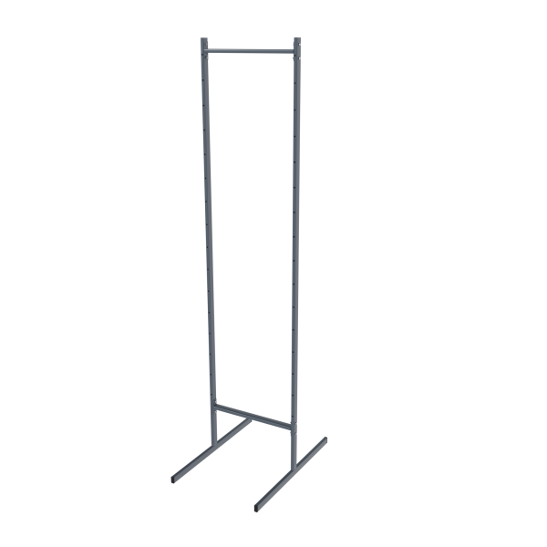 sk_Основа прикассовой стойки двухсторонняя (основа без навески,сборная рама) 440мм,Глянец,RAL7024 Серый