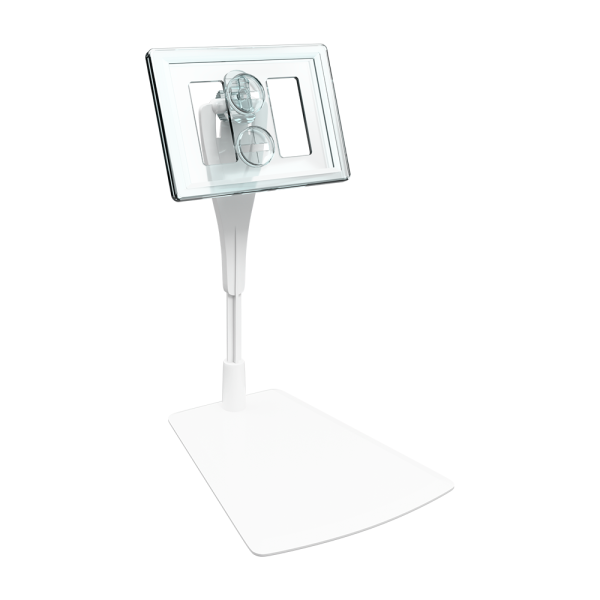 sk_Рамка ТЕХНО А8 прозрачная, белый держатель TECHNO DELI-FOT-SET с иголкой