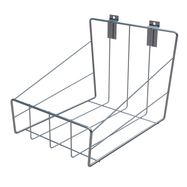 sk_Корзина навесная для экономпанелей, 200х240мм h-180мм, Хром