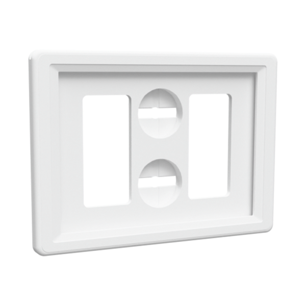 sk_Рамка пластиковая серии ТЕХНО МИНИ формата А8 TM A8, Белый