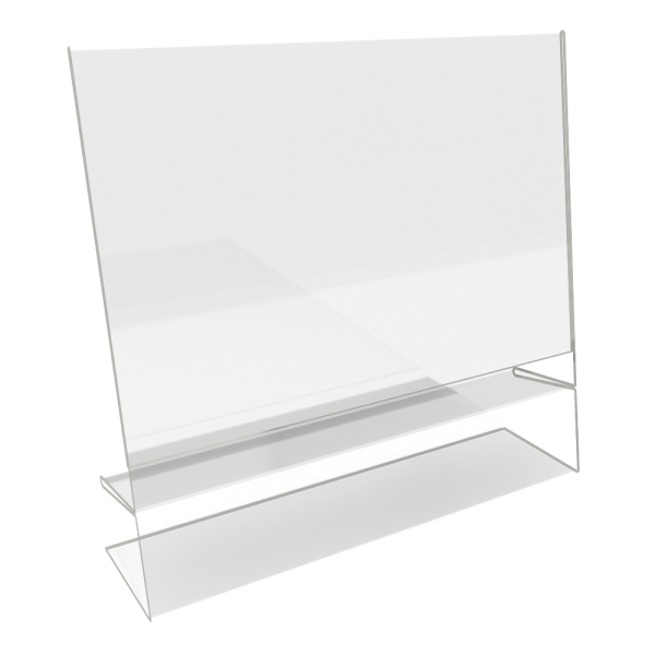 stpos_Ценникодержатель-прищепка из ПЭТ, 80х76мм (держатель ценника 80х60мм), толщина 0,5мм, полка 16мм