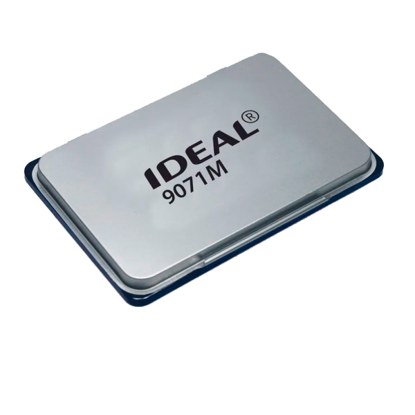 00_Подушка штемпельная настольная TRODAT IDEAL 9071M, 56х90мм, металлический корпус, синяя