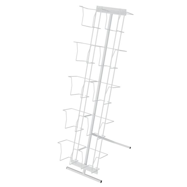 sk_КОМПЛЕКТ Стенд напольный с дисплеем 10 ячеек для колготок, RAL9016, Белый