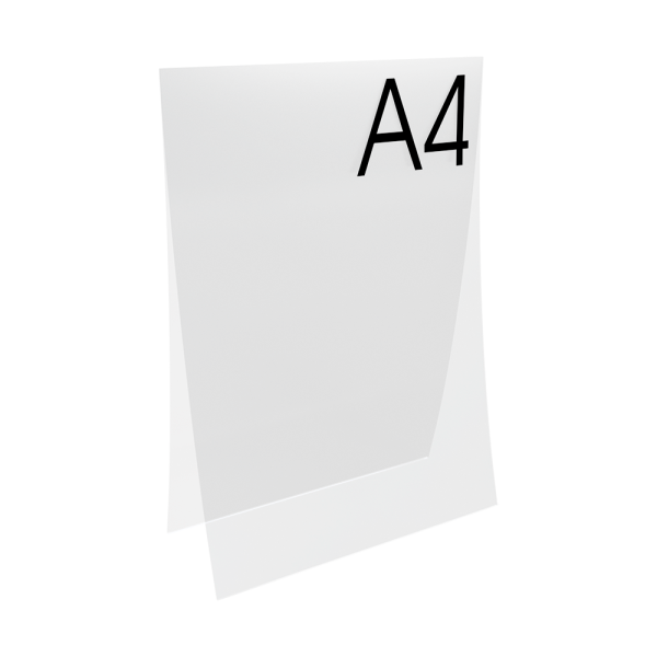 sk_Протектор акриловый А4, толщина 2мм, Прозрачный