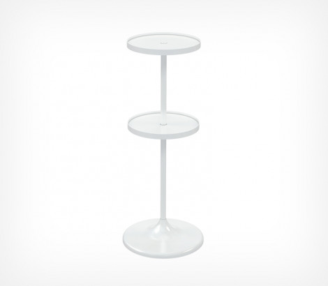 01_Дисплей UNIBOWL-RX-2, 2 пластиковые полки, Белый