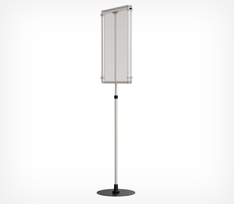 04_Стойка телескоп рекл h 1000-1950мм двухсторон INFOSTAND-XL Duo с рамкой А2 04_Стойка телескоп рекл h 1000-1950мм двухсторон INFOSTAND-XL Duo с рамкой А2