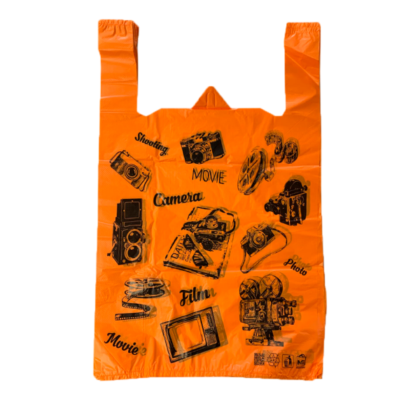 sk_Пакет МАЙКА 42х64см, Электрон (50 шт-упак; 30 уп-меш) ОРАНЖЕВЫЙ, КОДАК