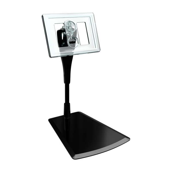 sk_Рамка ТЕХНО А8 прозрачная, черный держатель TECHNO DELI-FOT-SET с иголкой