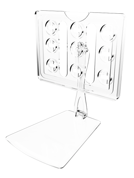 sk_Рамка ТЕХНО А7 прозрачная, прозрачный держатель TECHNO DELI-UNBO-SET90