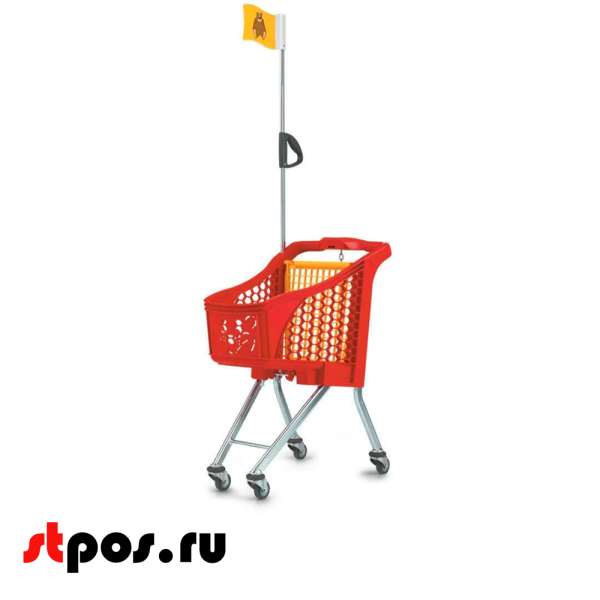 00_Детская покупат. тележка Tangolino 25л, с флагшток. и флажк.