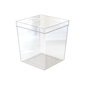 Контейнер универсальный морозостойкий 9л ICEBOX 200х200х230мм, из пищевого поликарбоната, Прозрачный