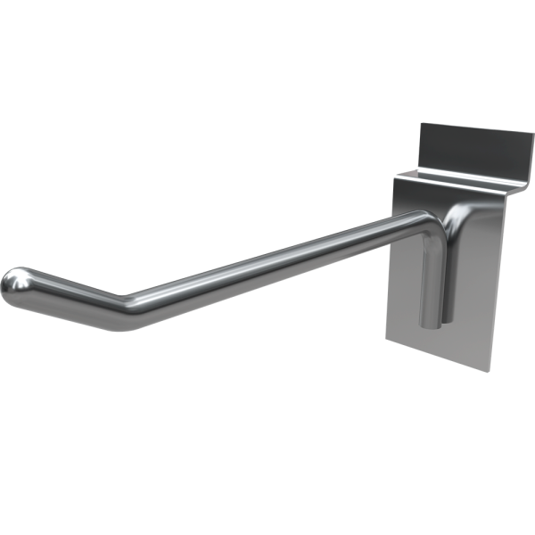 sk_Крючок для экономпанели одинарный, без наконечника 100мм, d5, Хром