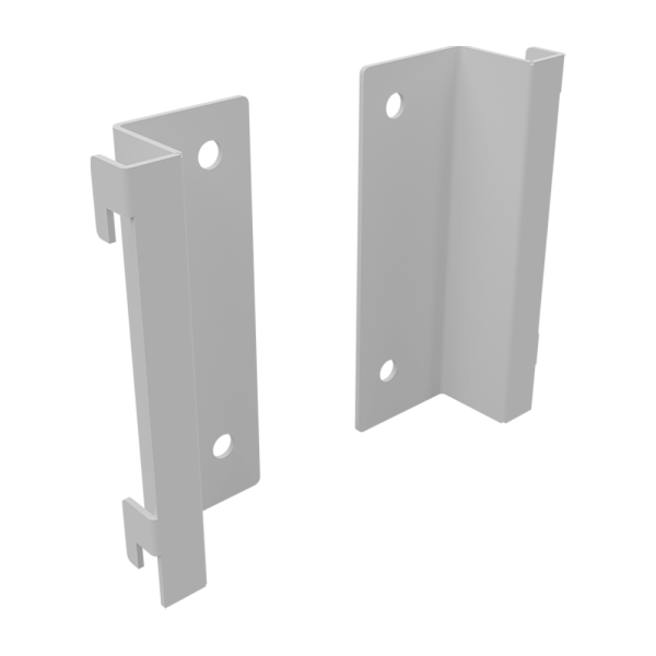 sk_Крепление стенки ДСП (левое+правое), комплект (унив. для 25/50 серии), Глянец, RAL9016 Белый