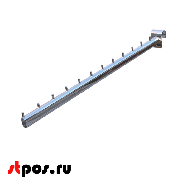 00_Кронштейн на трубу (30х15мм) 400мм, Хром