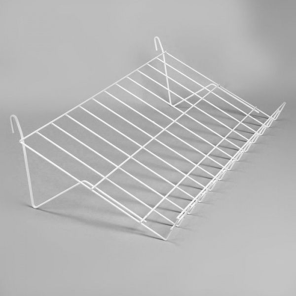 sk_Полка проволочная наклонная 600х300 мм, Глянец, RAL9016 Белый