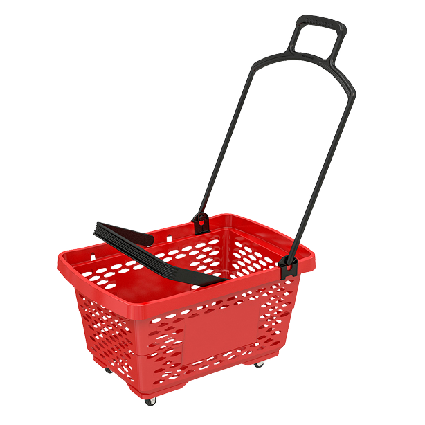 28л Корзины-тележки ПЛАСТИКОВЫЕ