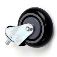 1_Колесо поворотное для покупательской тележки 5 PU в сборе, ЕВРОПА