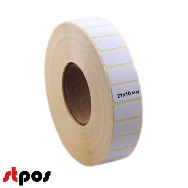 00_Термо-трансферная полуглянцевая этикетка  21х10х5000 (21х10, 5000шт)