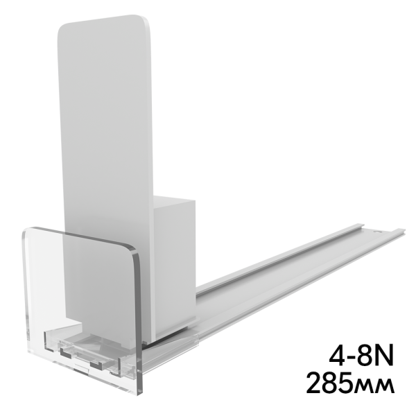 sk_Пружинный толкатель 40х100 мм FORTA MAGNA-2 4-8N, с ограничителем 55х56 мм, 4-8 ньютонов, 285 мм