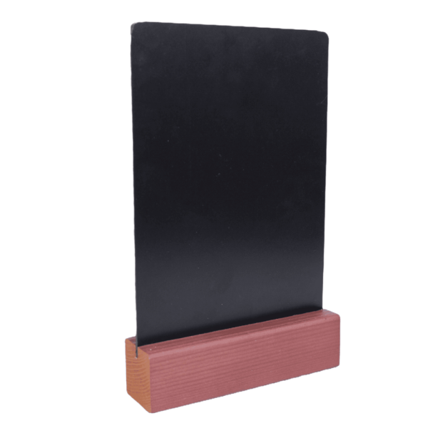 sk_Тейбл-тент пластиковый, вертикальный А5, 150х250х40мм, с деревянным основанием, темным