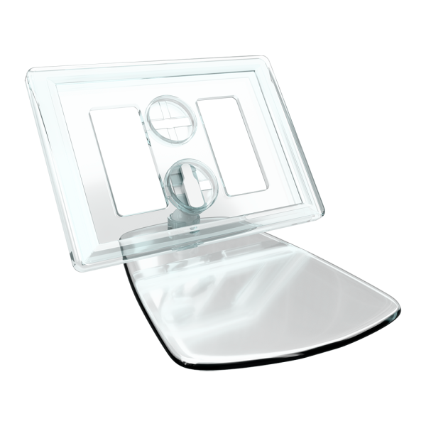 sk_Рамка ТЕХНО А8 прозрачная, прозрачный держатель TECHNO FOT 75 мм