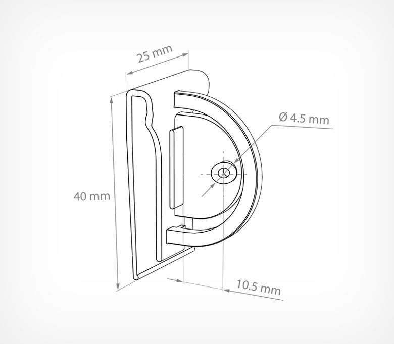 04_Держатель рекламных стопперов DS-CLIP