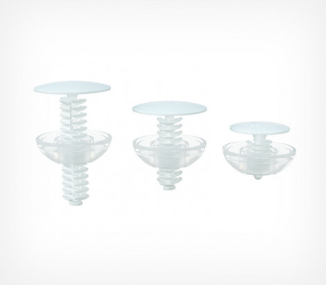 02_Универсальная заклепка QUICK-SNAP с большим замком, Белый