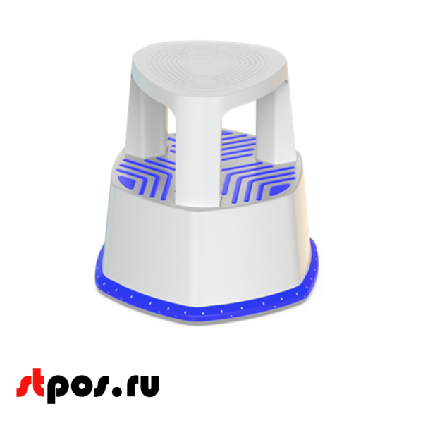 14_Табурет-стремянка STEPP PRO, 480х440 мм, Синий