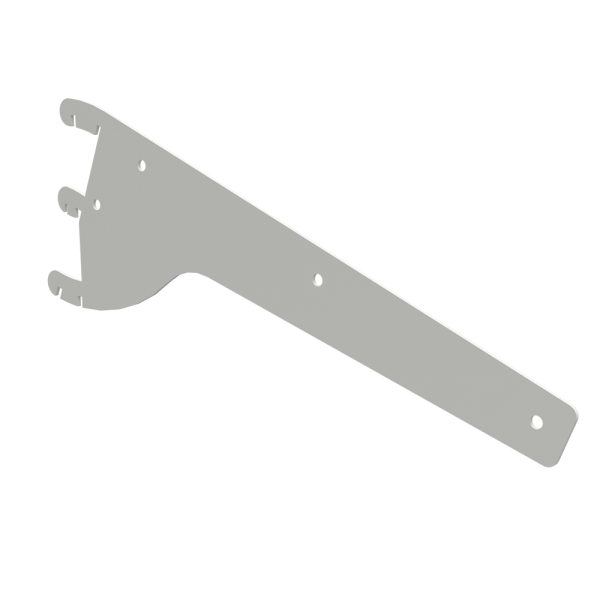 stpos_Кронштейн 3-позиционный 0°-11°-22° лотков стеллажа для выпечки, Глянец, RAL9016 Белый