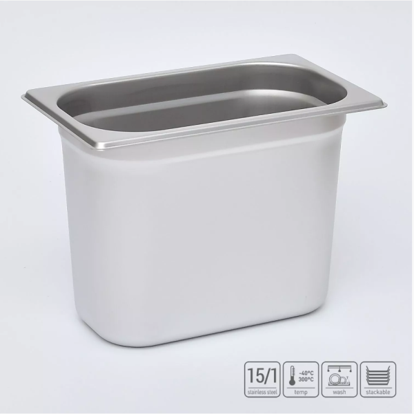 01_Гастроёмкость из нержавеющей стали 265х162х200 мм (GN1_4 h200), 5 л