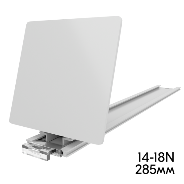 sk_Пружинный толкатель наклонный 75х74мм FORTA QUADRA-0 14-18N, 14-18 ньютонов, без ограничителя, 285мм