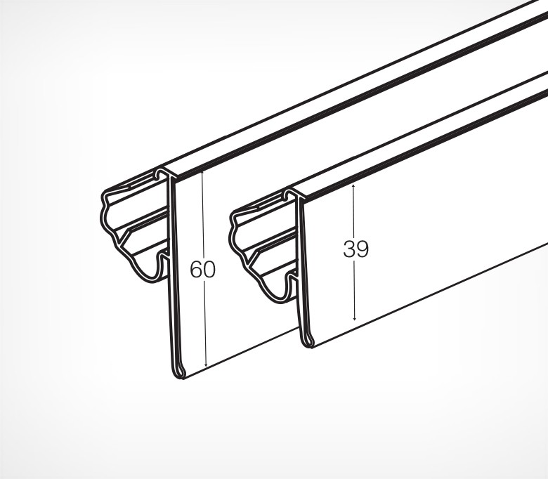 04-Ценникодержатель полочный LST 39
